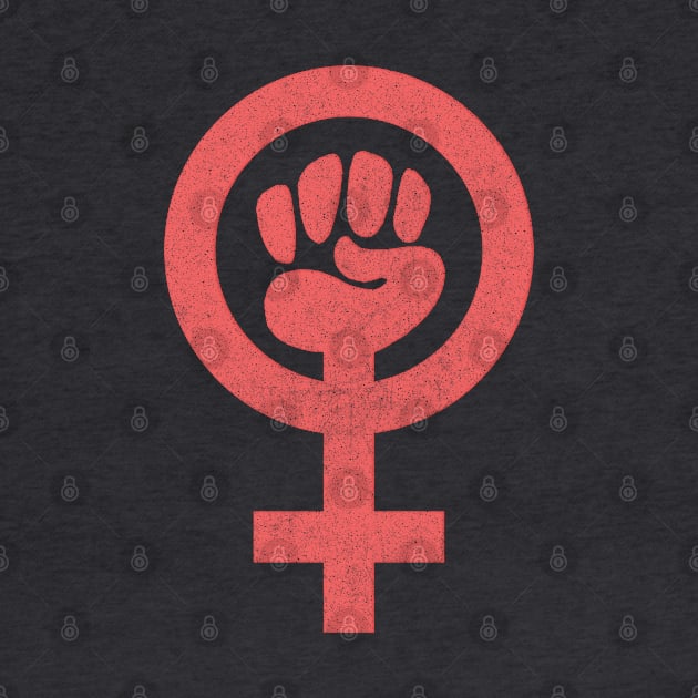 FEMINISM / Faded Style Logo by DankFutura